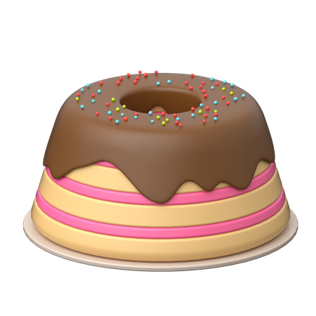 Kuchen  3D Icon