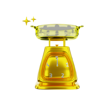 Kuchenwaage  3D Icon