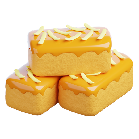 Kue Kastengel  3D Icon