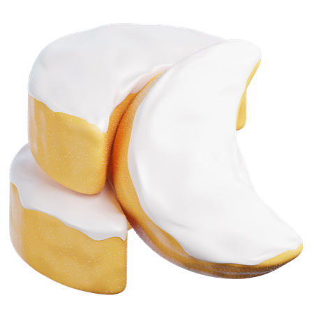 Kue Puteri Salju  3D Icon