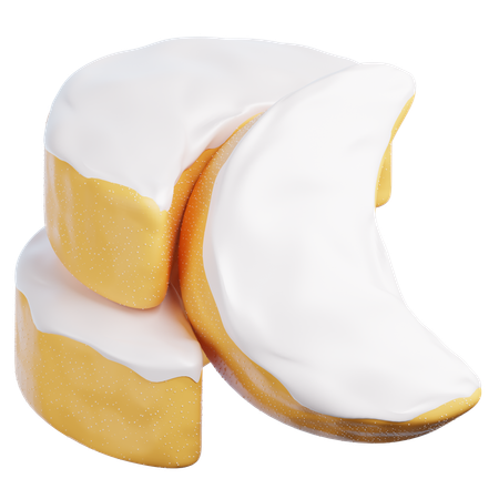 Kue Puteri Salju  3D Icon