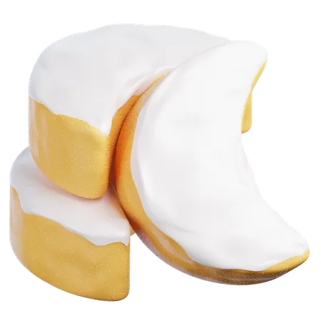 Kue Puteri Salju  3D Icon