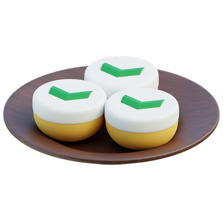Kue Talam  3D Icon