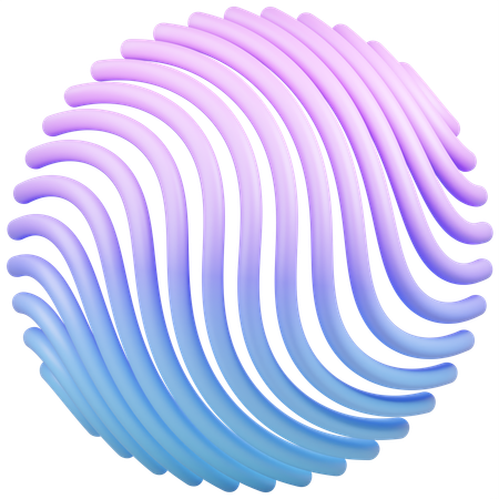Kugel, abstrakt, form  3D Icon