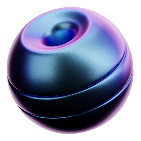 Kugel, abstrakt, form  3D Icon