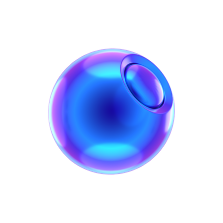 Kugel, abstrakt, form  3D Icon