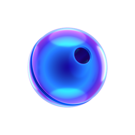 Kugel, abstrakt, form  3D Icon