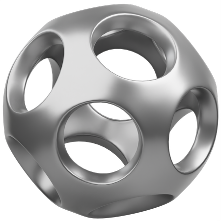 Kugel Ball abstrakte Form  3D Icon