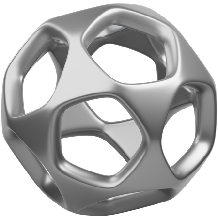 Kugel Ball abstrakte Form  3D Icon