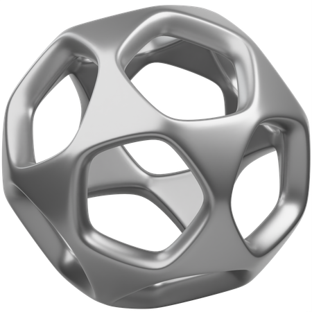 Kugel Ball abstrakte Form  3D Icon