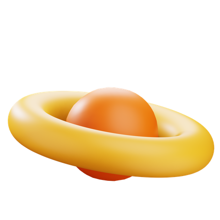 Kugel und Torus  3D Icon