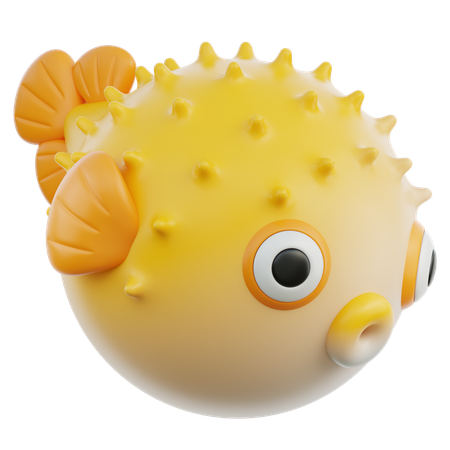 Kugelfisch  3D Icon