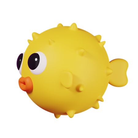 Kugelfisch  3D Icon