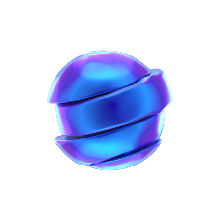 Ball form abstrakte form  3D Icon