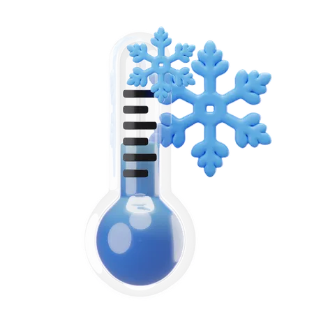 Kühle Temperatur  3D Icon