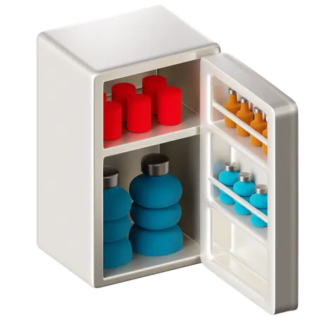 Kühlschrank  3D Icon