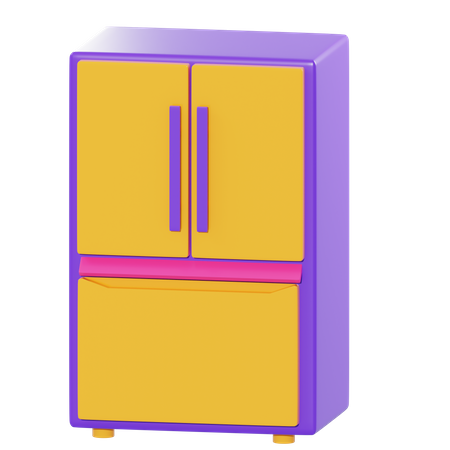 Kühlschrank  3D Illustration