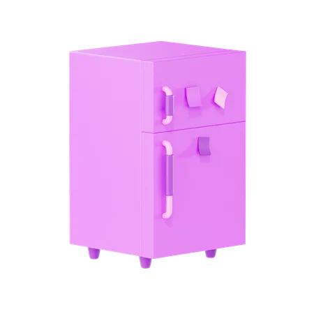 Kühlschrank  3D Illustration