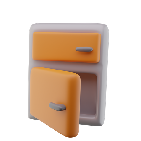 Kühlschrank  3D Icon