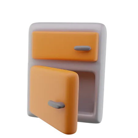 Kühlschrank  3D Icon