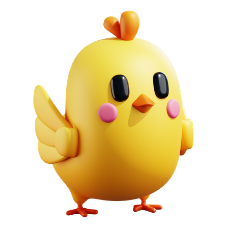 Küken  3D Icon