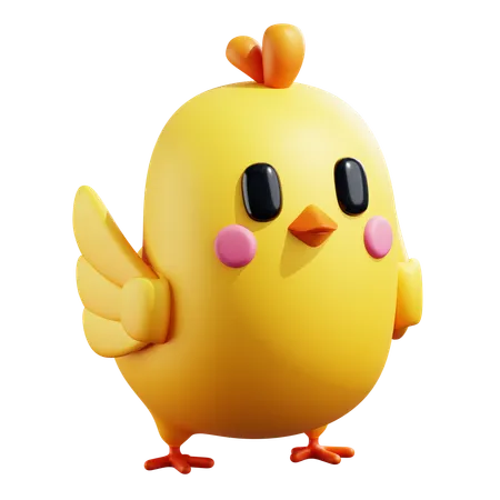 Küken  3D Icon