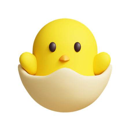 Küken  3D Icon