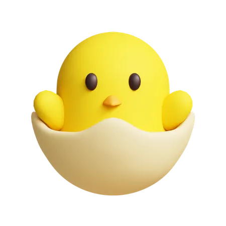 Küken  3D Icon