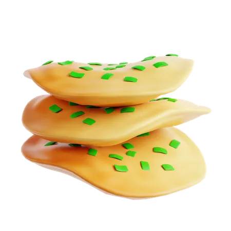 Kulcha  3D Icon