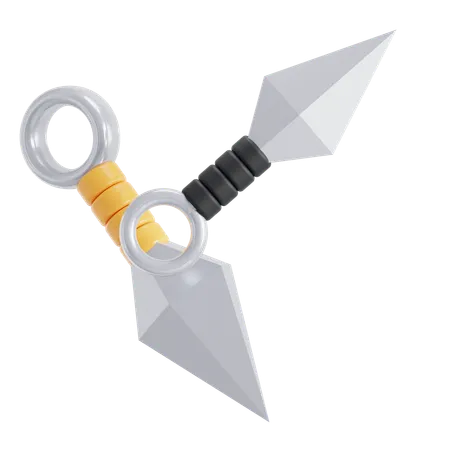 Traditional Weapon From Japan 3D Icon