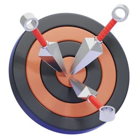 Kunai Target Practice  3D Icon