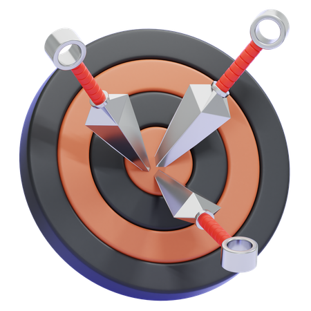 Kunai Target Practice  3D Icon