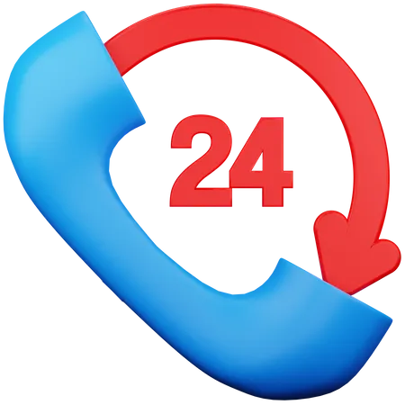 Kunden-Support-Hotline  3D Icon