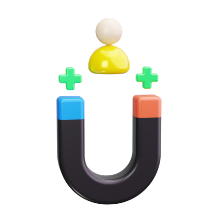 Kundengewinnung  3D Icon