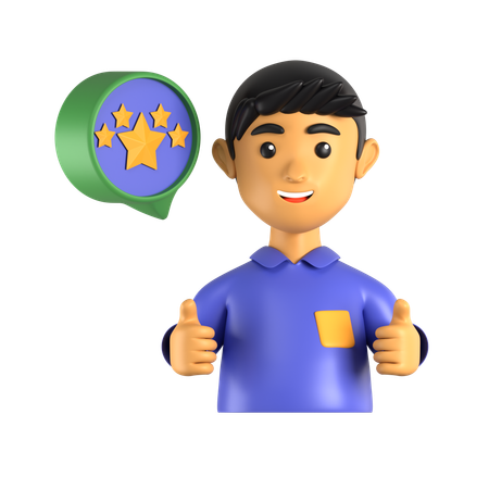 Kunden-Feedback  3D Icon
