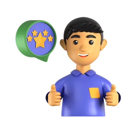 Kunden-Feedback  3D Icon
