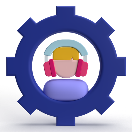 Kundendienst  3D Icon