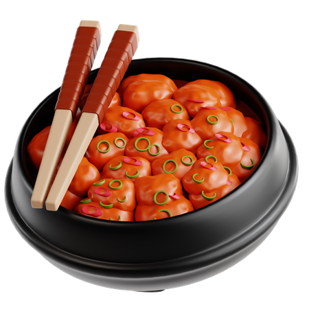 Kung Pao Chicken  3D Icon