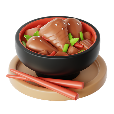 Kung Pao Chicken  3D Icon