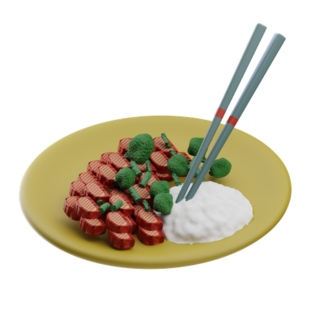 Kung Pao Chicken  3D Icon