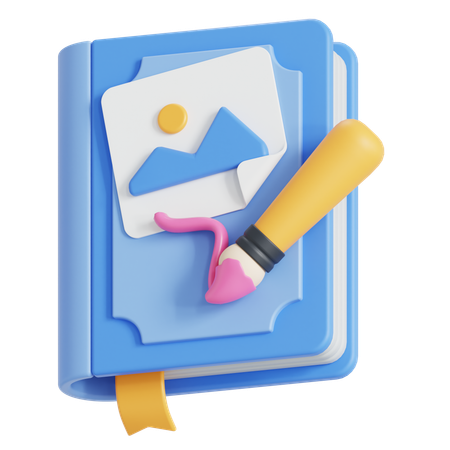 Kunstbuch  3D Icon