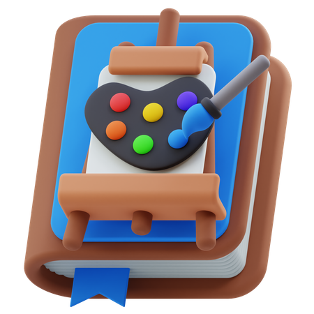 Kunstbuch  3D Icon