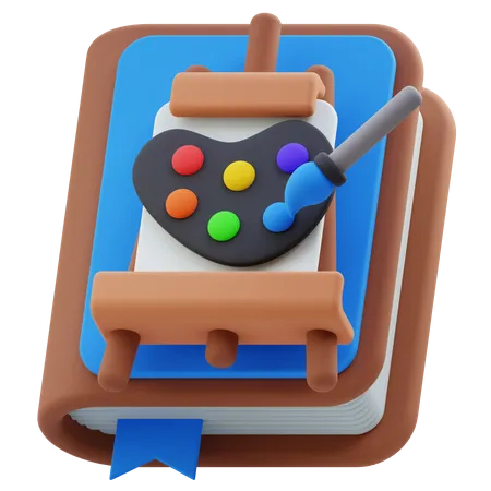 Kunstbuch  3D Icon