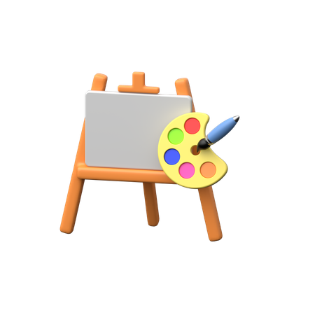 Künstler-Toolkit  3D Icon