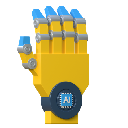 Künstliche Hand  3D Icon