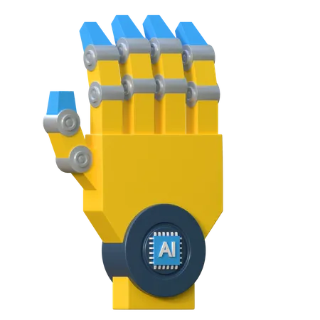 Künstliche Hand  3D Icon