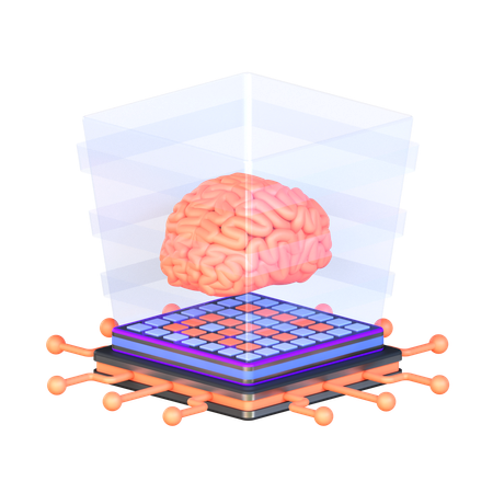 Künstliche Intelligenz  3D Icon