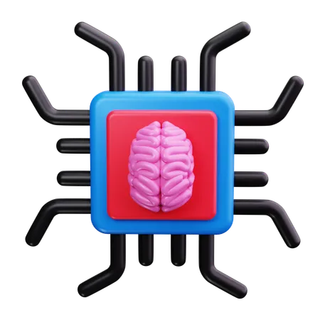 Künstliche Intelligenz  3D Icon