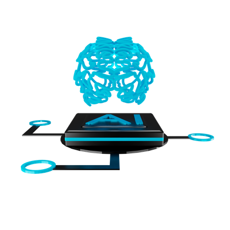 Künstliche Intelligenz  3D Icon