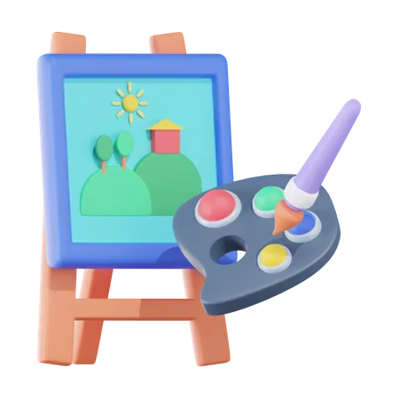 Kunstkurs  3D Icon